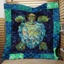 Turtle Quilt Blanket Dhc0910728Vt and Home Decor