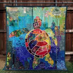 Turtle Quilt Blanket Dhc13123728Vt and Home Decor
