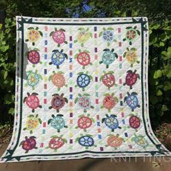 Turtle Quilt Blanket Ver 3  Quilt and Home Decor