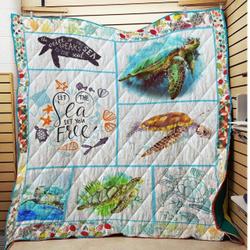 Turtle Set You Free Quilt Blanket Dhc04012051Dd and Home Decor