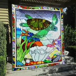Turtle Tu310709C Tbg Quilt Blanket and Home Decor