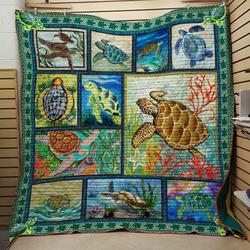 Turtle Vcb Quilt Derqiu and Home Decor
