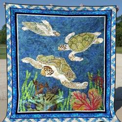 Turtle Ye050712A Tbg Quilt Blanket and Home Decor