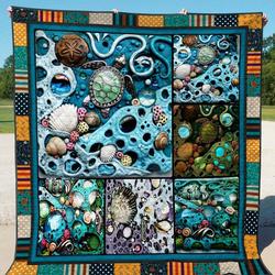 Turtle Ye170704A Tbg Quilt Blanket and Home Decor