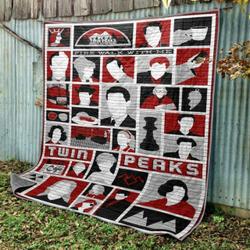 Twin Peaks Obsession Quilt Blanket Hn57  Quilt and Home Decor
