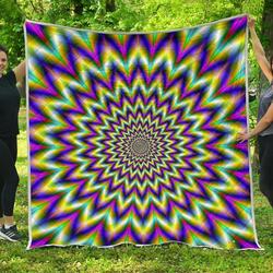 Twinkle Psychedelic Optical Illusion Cl17100652Mdq Quilt Blanket and Home Decor