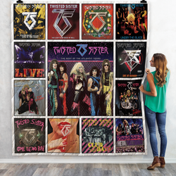 Twisted Sister Quilt Blanket 02 and Home Decor