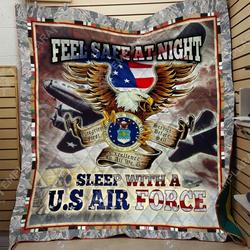 U S Air Force Blanket  Htt-Qct00018  Quilt and Home Decor