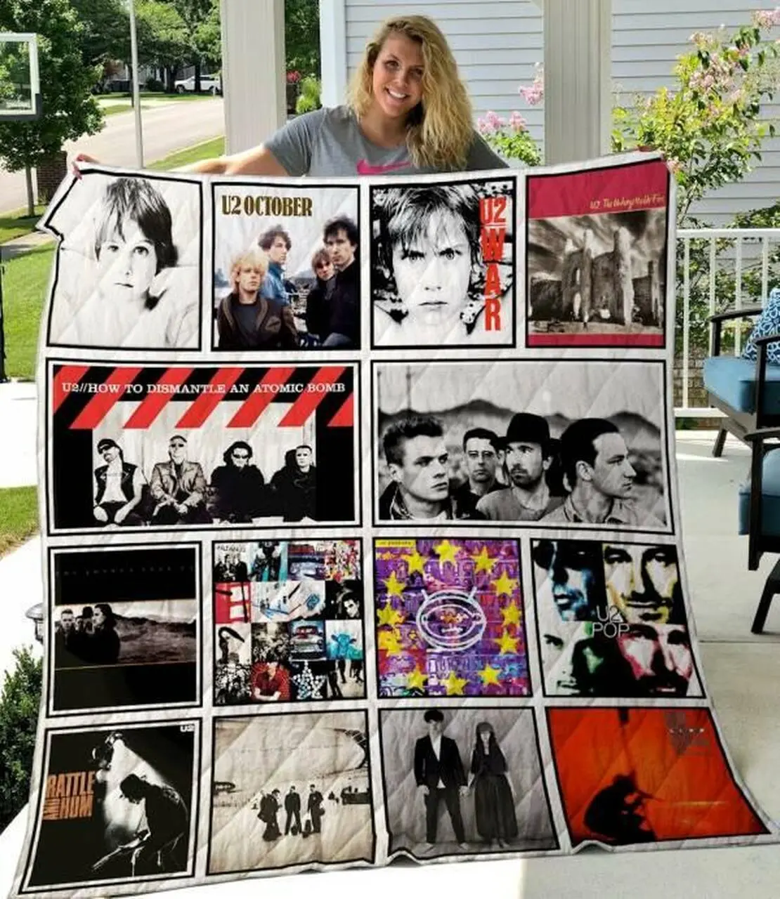 U2 New Style Quilt Blanket M100600 Quilt and Home Decor