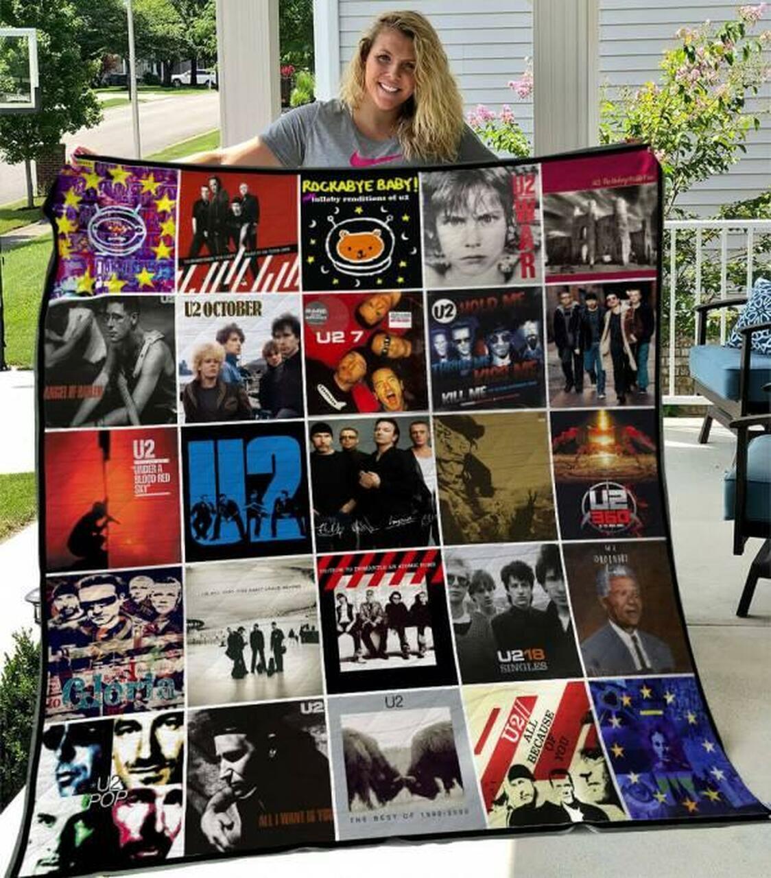 U2 Quilt Blanket M200512 Quilt and Home Decor