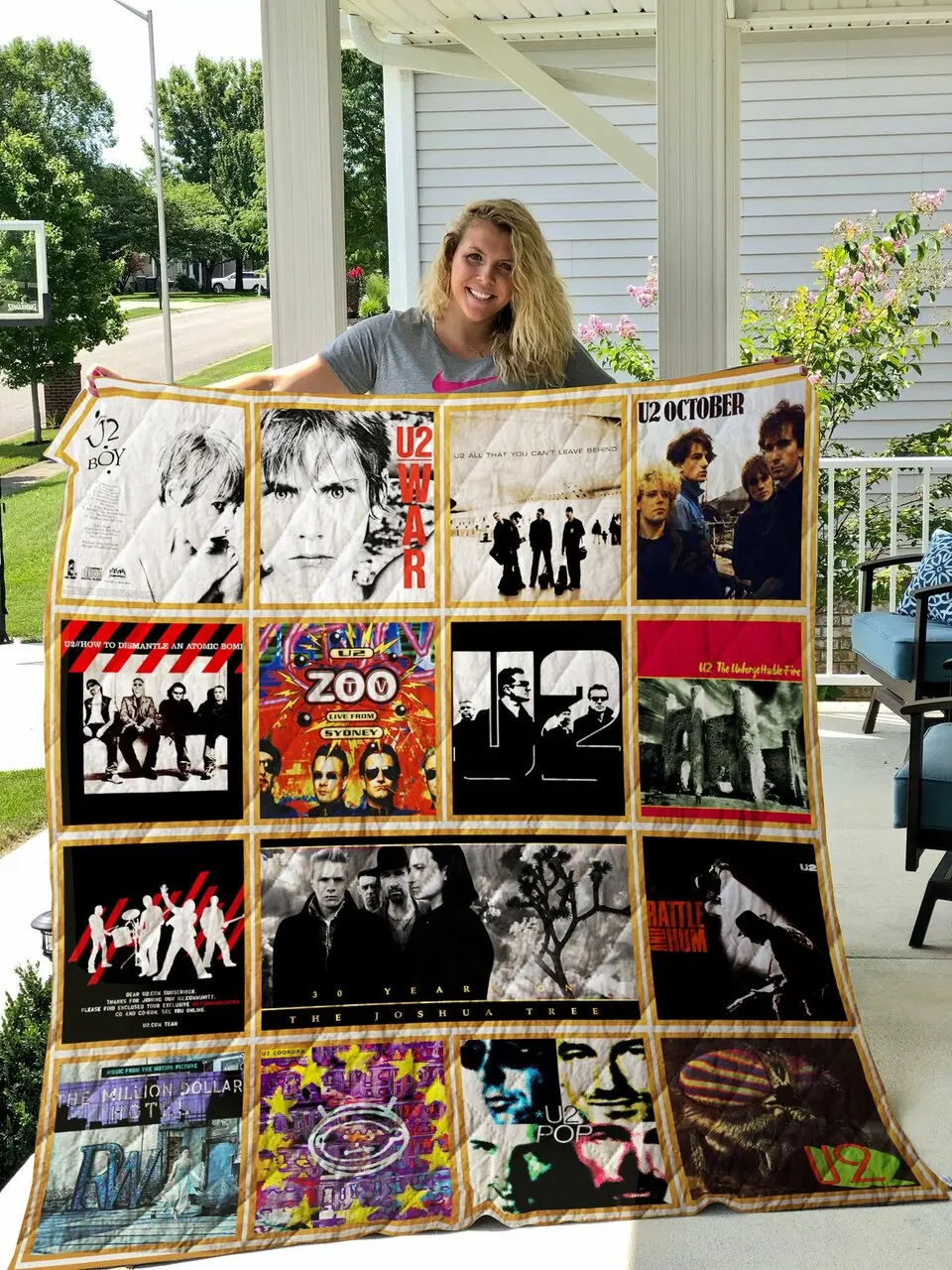 U2 Quilt Quilt and Home Decor