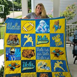 Ucla Bruins Quilt Blanket and Home Decor