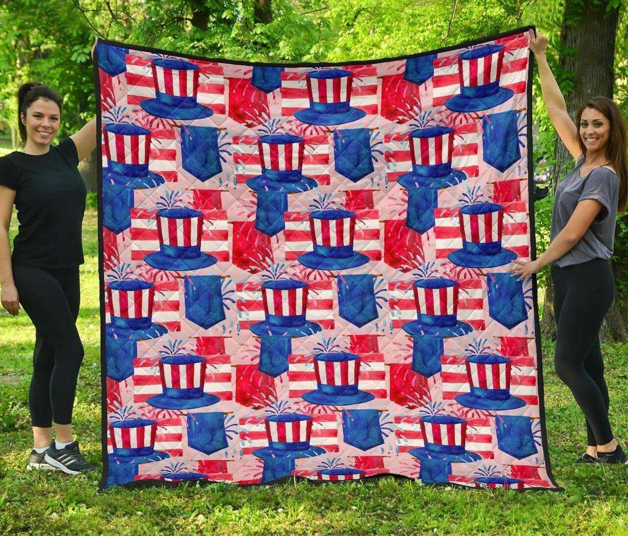 Uncle Sam Cl12100701Mdq Quilt Blanket and Home Decor