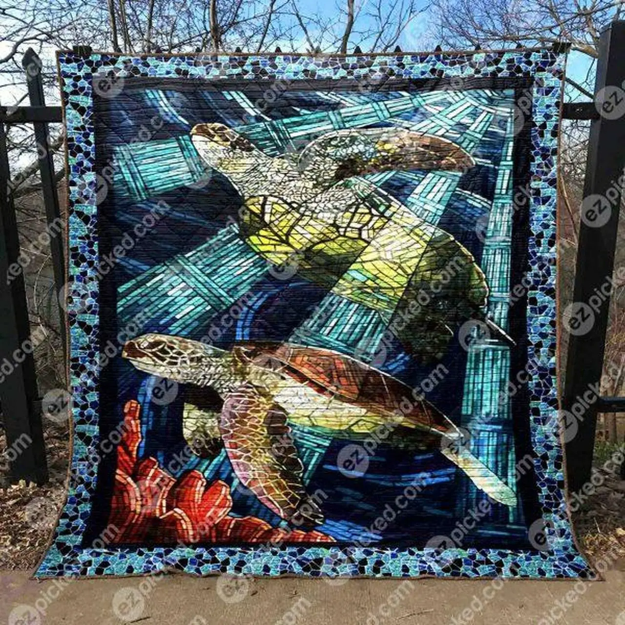 Under The Sea Quilt Blanket Ylh5 Quilt and Home Decor