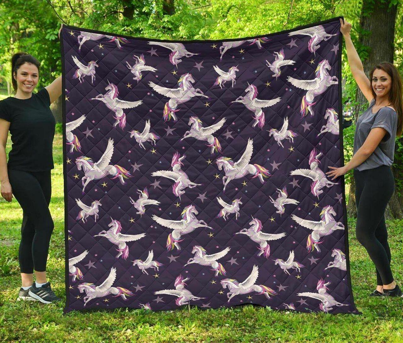 Unicorn Cl12100706Mdq Quilt Blanket and Home Decor