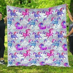 Unicorn Paradise Cl17100658Mdq Quilt Blanket and Home Decor