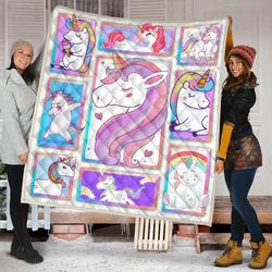 Unicorn Quilt Blanket Dhc020120182Td and Home Decor