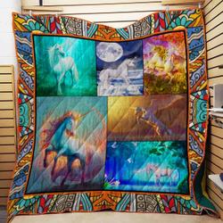 Unicorn Quilt and Home Decor