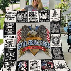 Union Boilermakers Quilt-Blanket and Home Decor