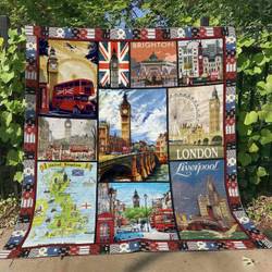 United Kingdom Li060704A Quilt Blanket and Home Decor
