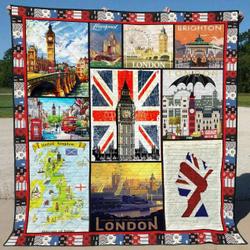 United Kingdom Li080706A Tbg Quilt Blanket and Home Decor