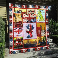 United Kingdom Na030725B Tbg Quilt Blanket and Home Decor