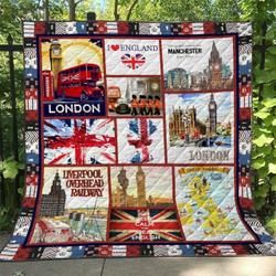 United Kingdom Ng060702B Tbg Quilt Blanket and Home Decor