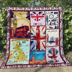 United Kingdom Ng280603 Tbg Quilt Blanket and Home Decor