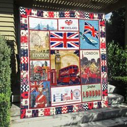 United Kingdom Qh020720B Tbg Quilt Blanket and Home Decor