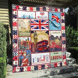 United Kingdom Qh290607B Tbg Quilt Blanket and Home Decor