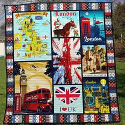 United Kingdom Tu050701A Tbg Quilt Blanket and Home Decor