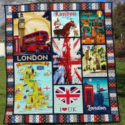 United Kingdom Tu050705A Tbg Quilt Blanket and Home Decor