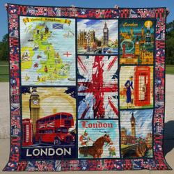 United Kingdom Tu050715A Quilt Blanket and Home Decor
