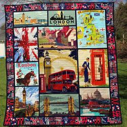 United Kingdom Tu050716A Quilt Blanket and Home Decor