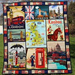 United Kingdom Tu060703A Quilt Blanket and Home Decor