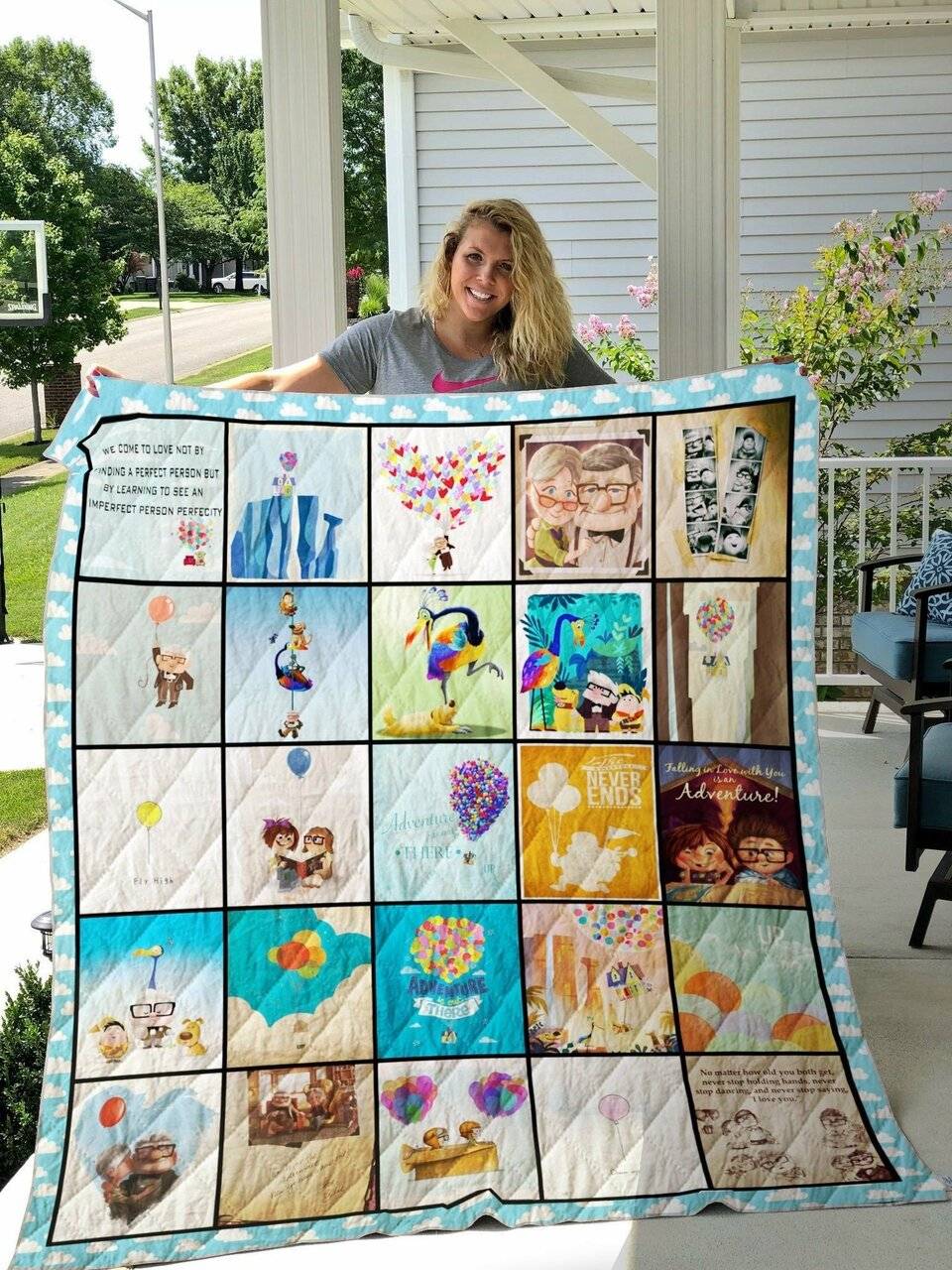 Up 2009 Film Quilt Blanket and Home Decor