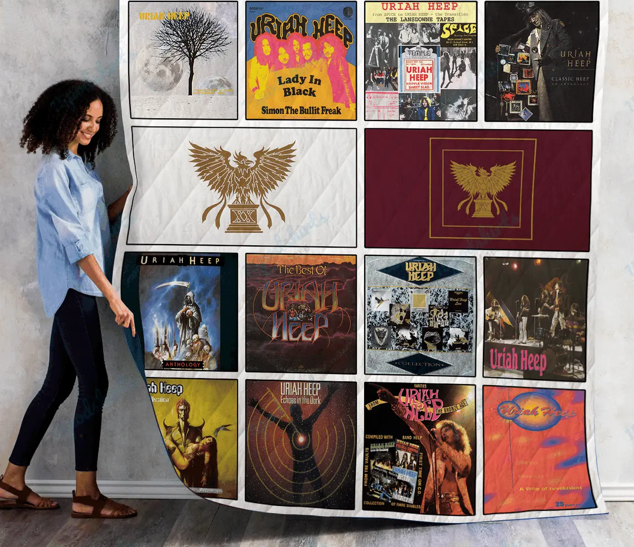 Uriah Heep Complication Albums Quilt Blanket 02 and Home Decor