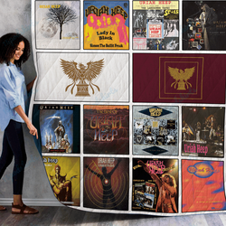 Uriah Heep Complication Albums Quilt Blanket 02 and Home Decor