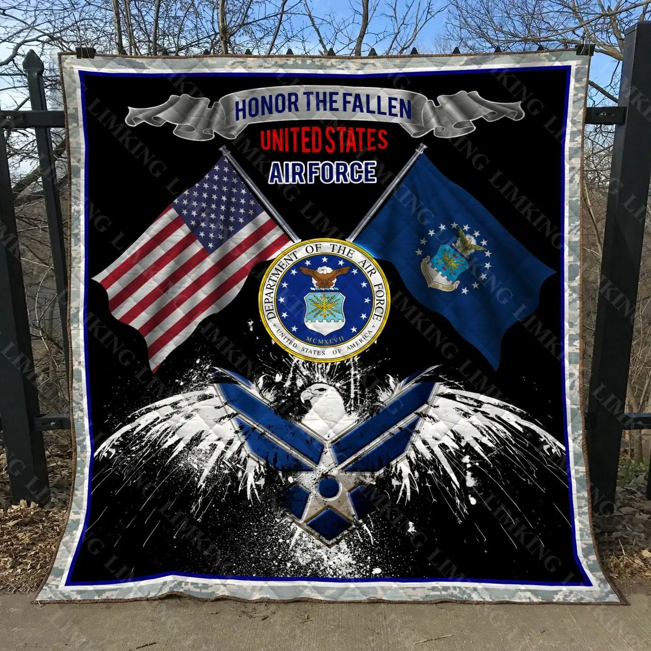 Us Air Force Quilt Blanket Dhc0701292Vt and Home Decor