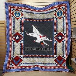 Us Air Force Quilt Blanket Dhc0910716Vt and Home Decor