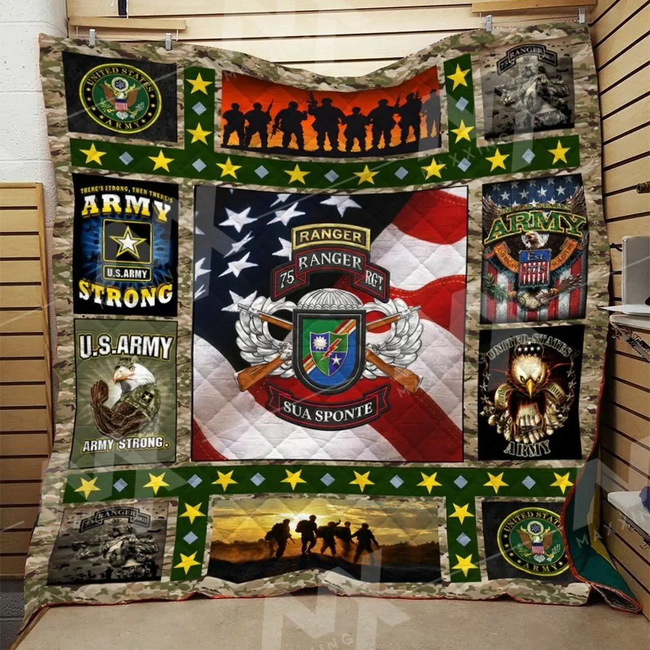 Us Army Quilt Blanket Dhc0910261Vt and Home Decor
