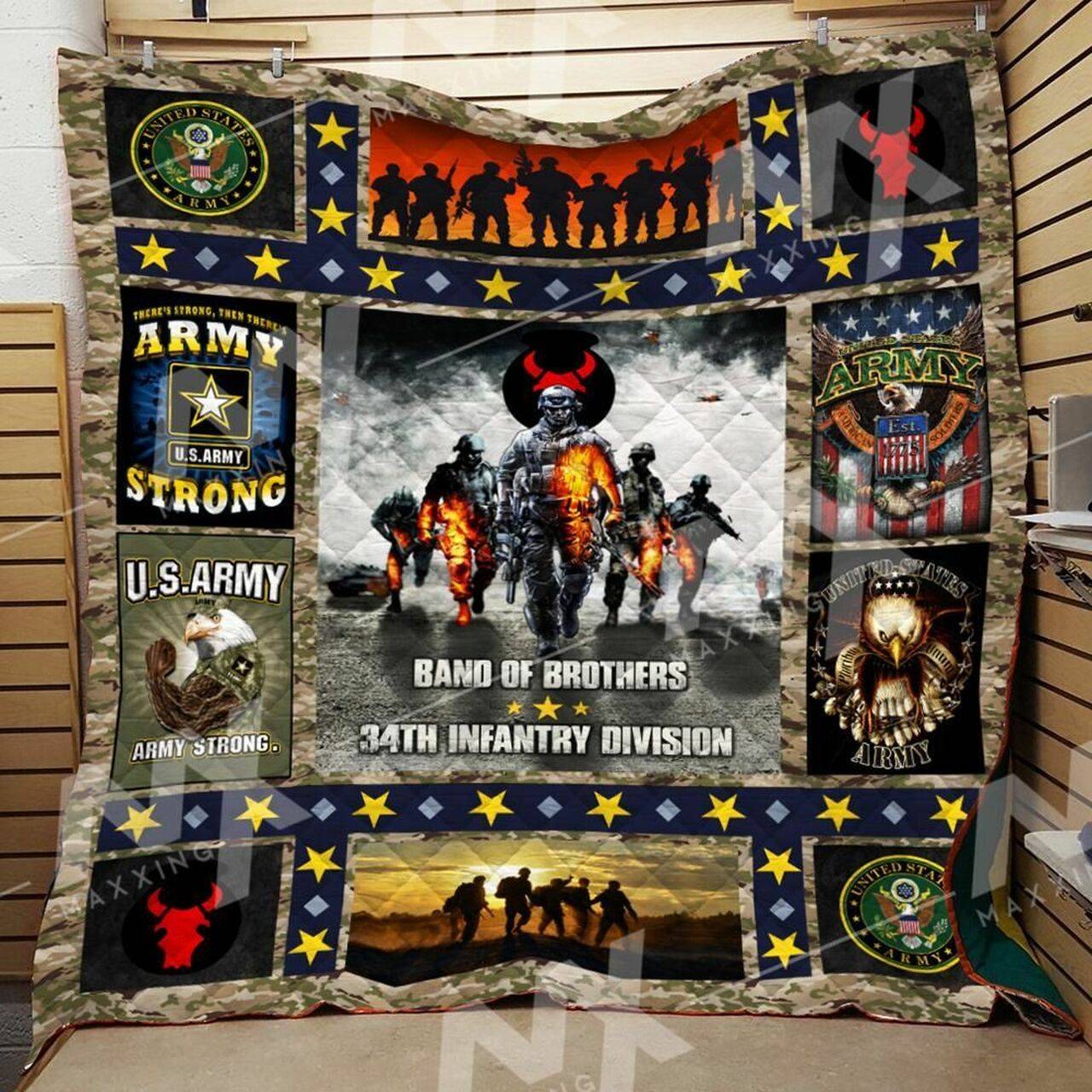 Us Army Quilt Blanket Dhc0910262Vt and Home Decor