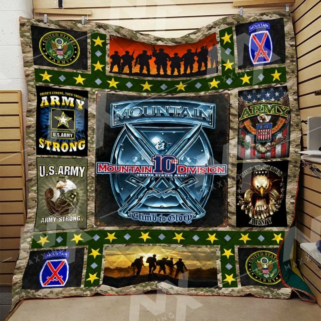 Us Army Quilt Blanket Dhc0910305Vt and Home Decor