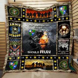 Us Army Quilt Blanket Dhc0910389Vt and Home Decor