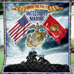 Us Marine Quilt Blanket Dhc0701307Vt and Home Decor