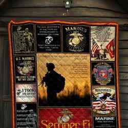 Us Marine Quilt Blanket Dhc0701319Vt and Home Decor