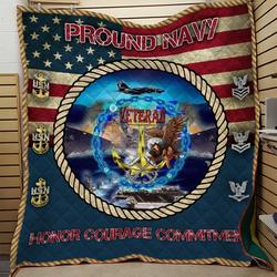 Us Navy Blanket  Htt-Qhg00011  Quilt and Home Decor