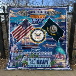 Us Navy Quilt Blanket Dhc0701293Vt and Home Decor