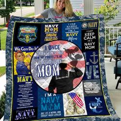 Us Navy Quilt Blanket Dhc080171Vt and Home Decor