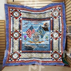 Us Navy Quilt Blanket Dhc0910405Vt and Home Decor